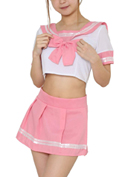 chu-U-chu Costume Collection ミニスカセーラー（M-006）ピンク／ピンク
