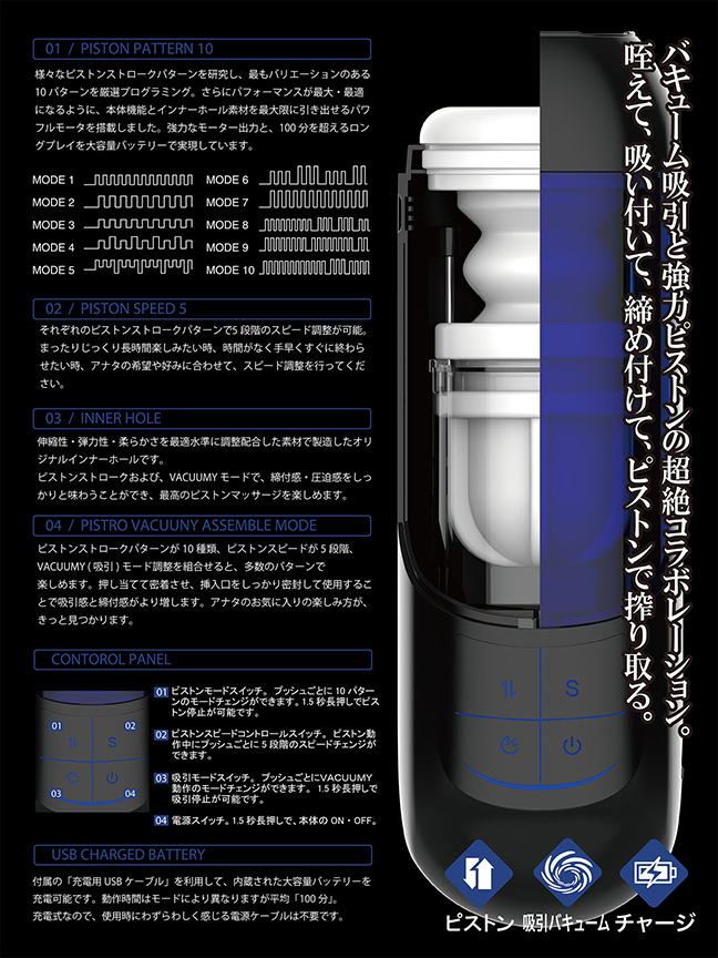 JAPAN-TOYZ NOL PISTRO VACUUMYisXg oL[~[j̐U\