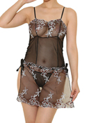 chu-U-chu Lingerie Collection ラブリーベビードール（L-026）ブラック／ブラック