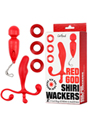 CatPunch RED GOD SHIRI WACKERS 3CockRING & ENEMA & MiniDENMA KIT^bh